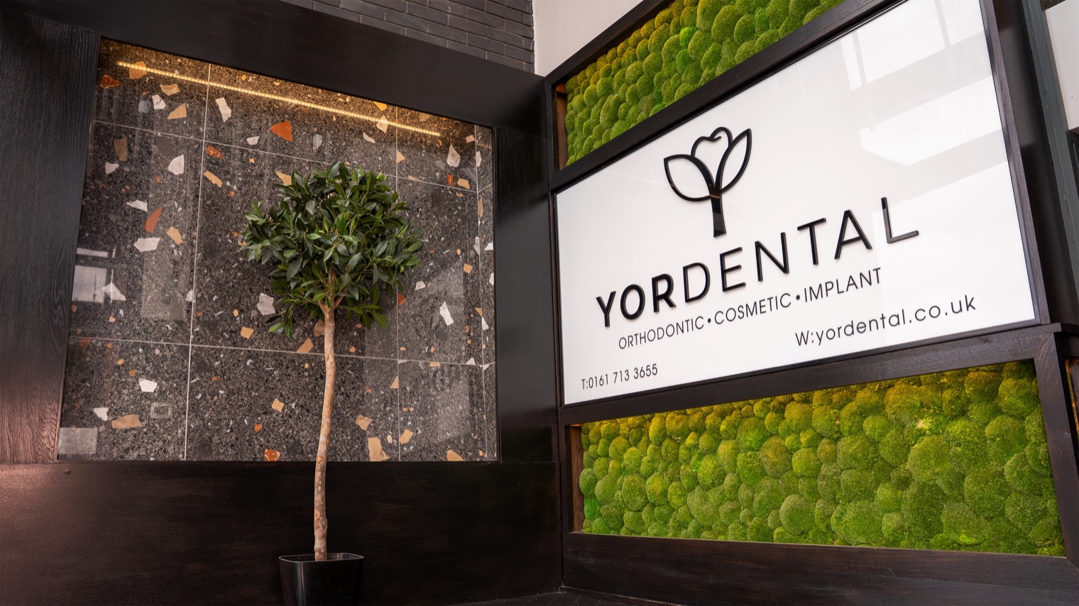 Picture of a YOR Dental sign